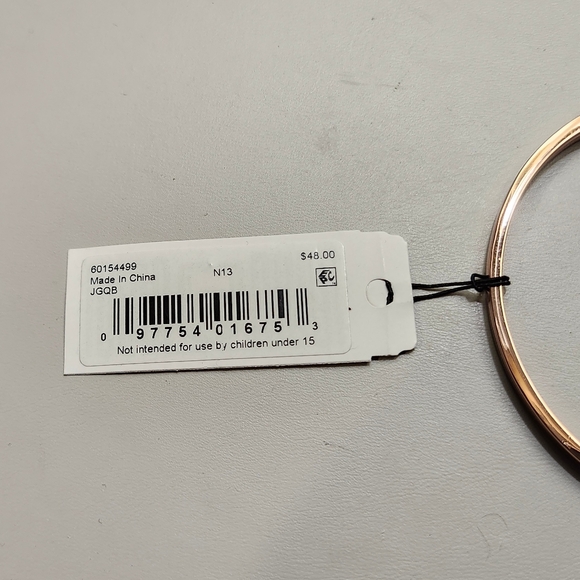 NWT Givenchy Rose Gold-Tone Crystal Element Bangle Bracelet - Picture 2 of 6